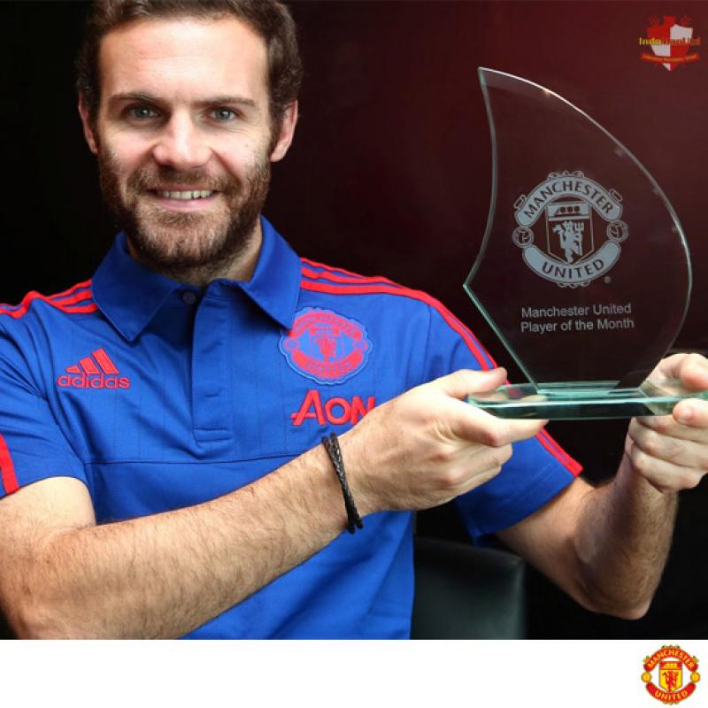 Juan Mata, Pemain Terbaik Man United Bulan September