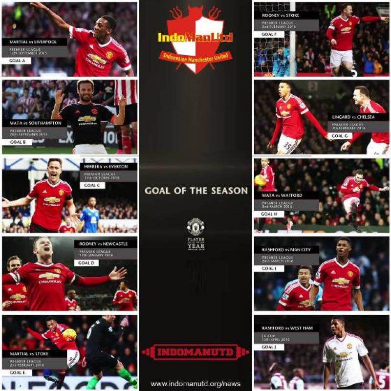 Nominasi Gol Terbaik United 2015/2016